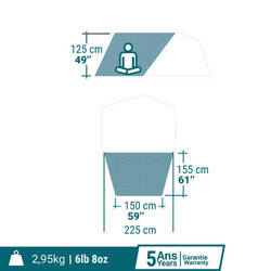 Camping awning - 2 Seconds EASY - Fresh