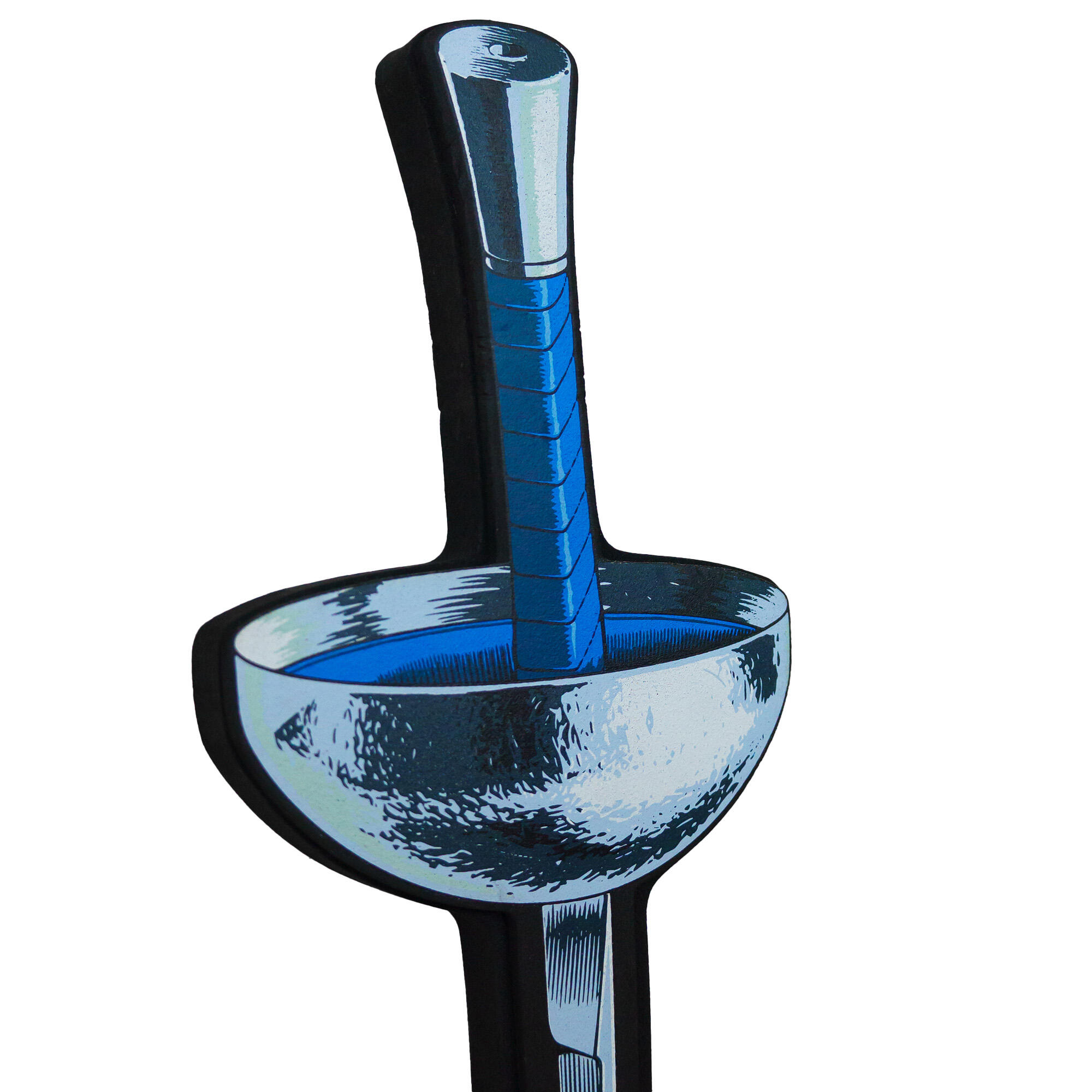 Foam degen blauw 4/5