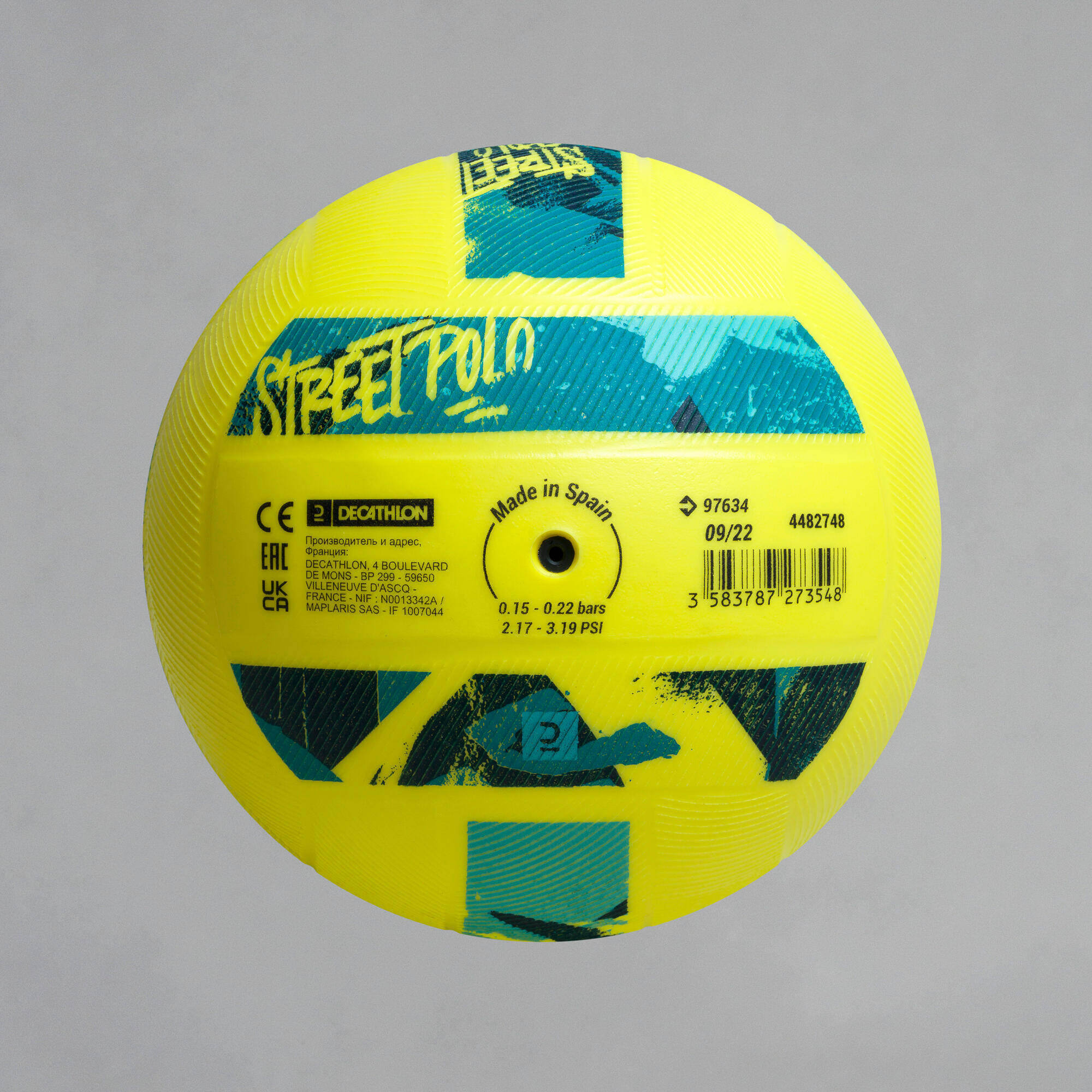 Pool Ball Size 4 Yellow -  5