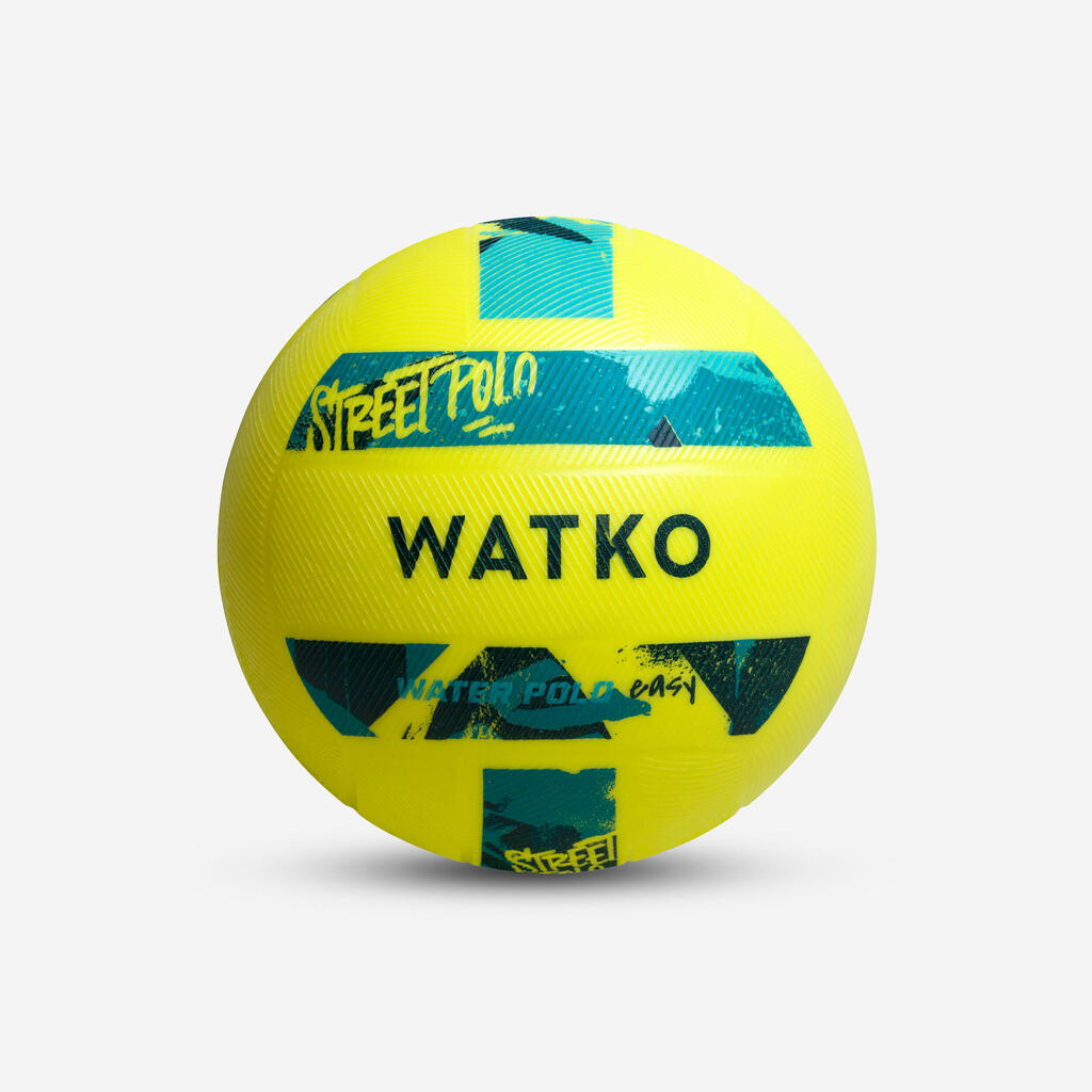Large grip pool ball yellow