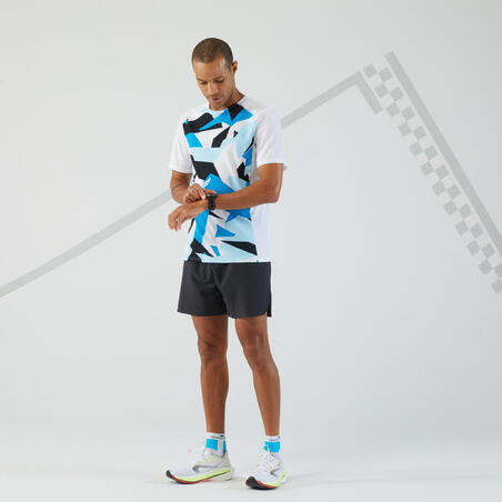 Футболка чоловіча Run 900 Light для бігу синя/біла