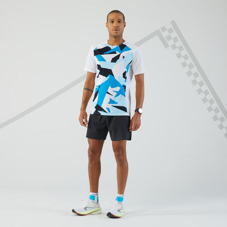 Футболка чоловіча Run 900 Light для бігу синя/біла