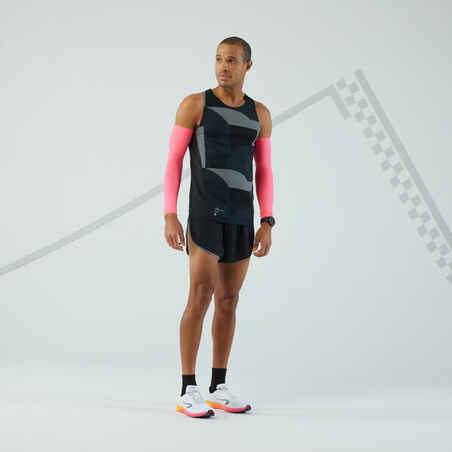 Unisex Running Arm Warmers - Pink