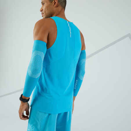 Unisex Running Arm Warmers - Blue