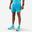 男款跑步短褲 KIPRUN－淺藍色／藍綠色