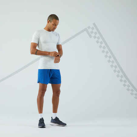 LIGHT MEN's RUNNING SHORTS-LIGHT BLUE