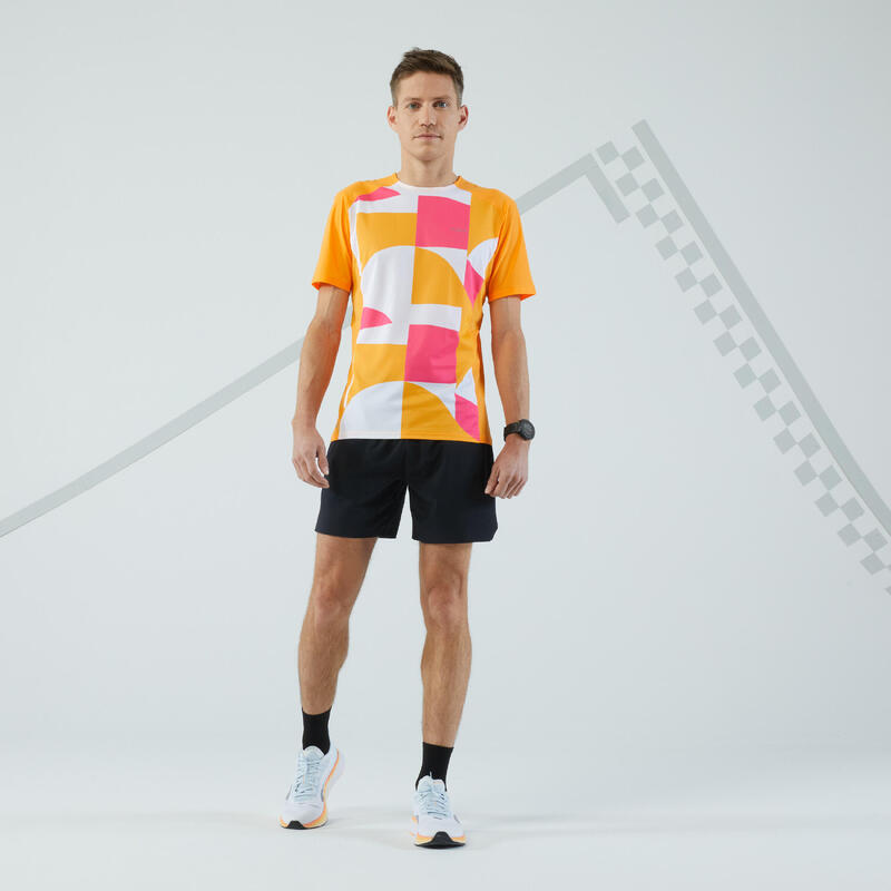 Maglia running uomo 900 LIGHT arancione chiaro