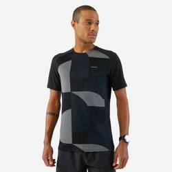 KIPRUN 900 Light Men's Breathable Running T-shirt - Black/Carbon grey