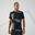 Camiseta de running transpirable Hombre - KIPRUN 900 LIGHT Negro y gris carbono 