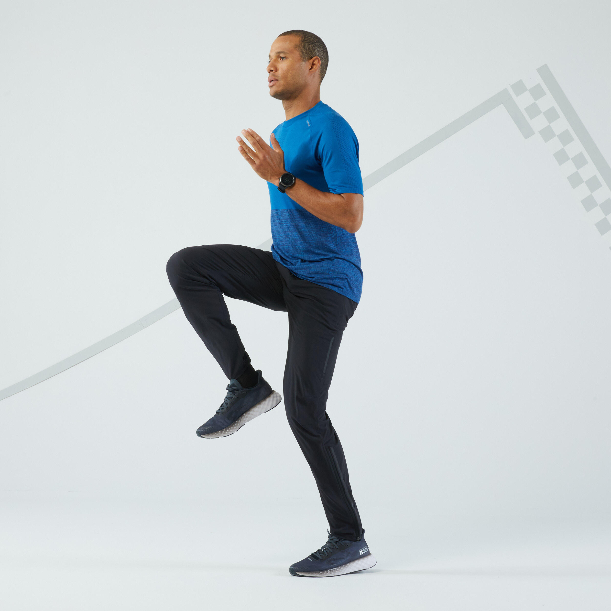 mens woven running pants