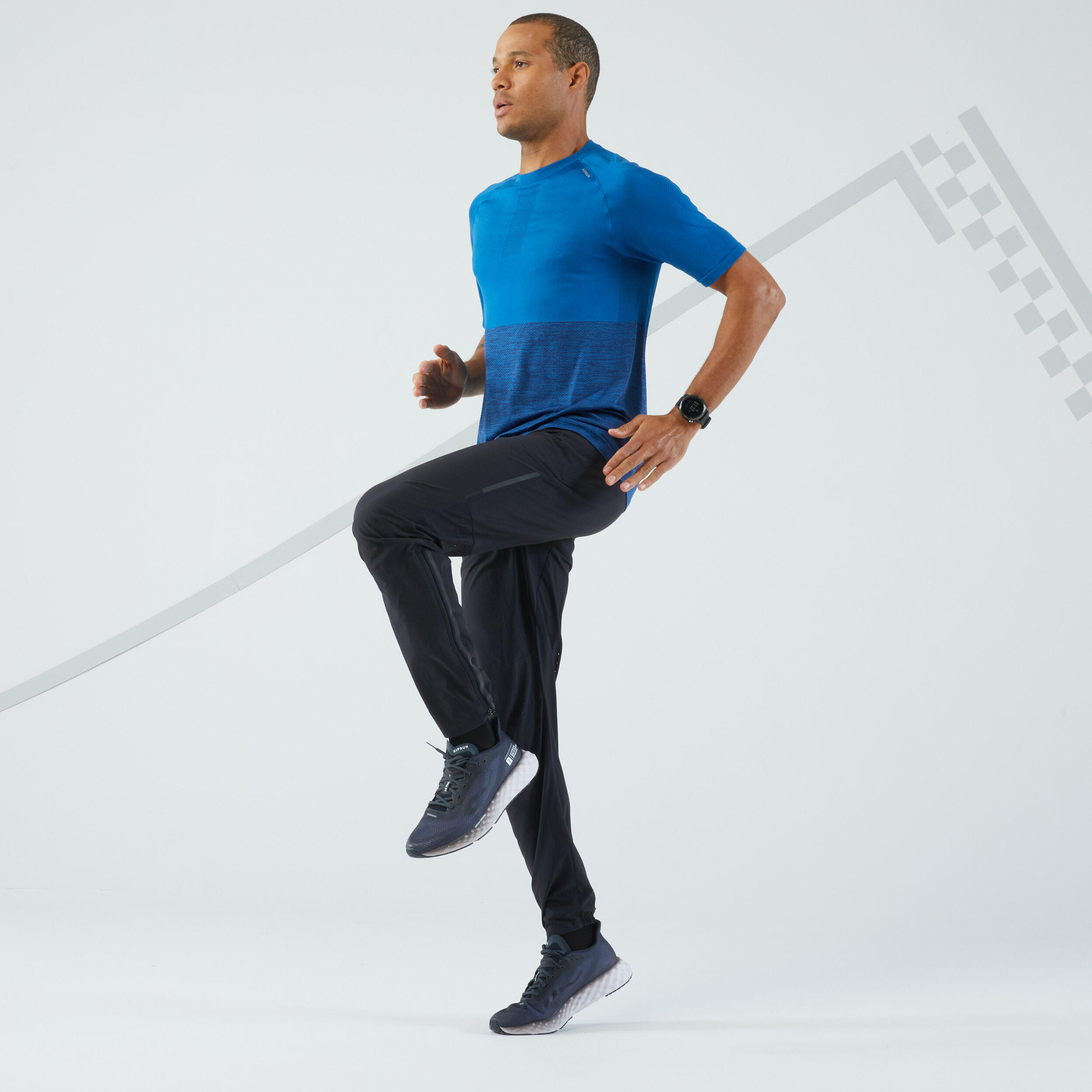 mens woven running pants