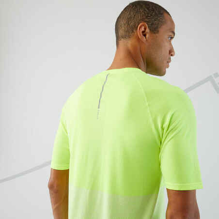 Kiprun Care Men's Running Breathable T-Shirt - yellow