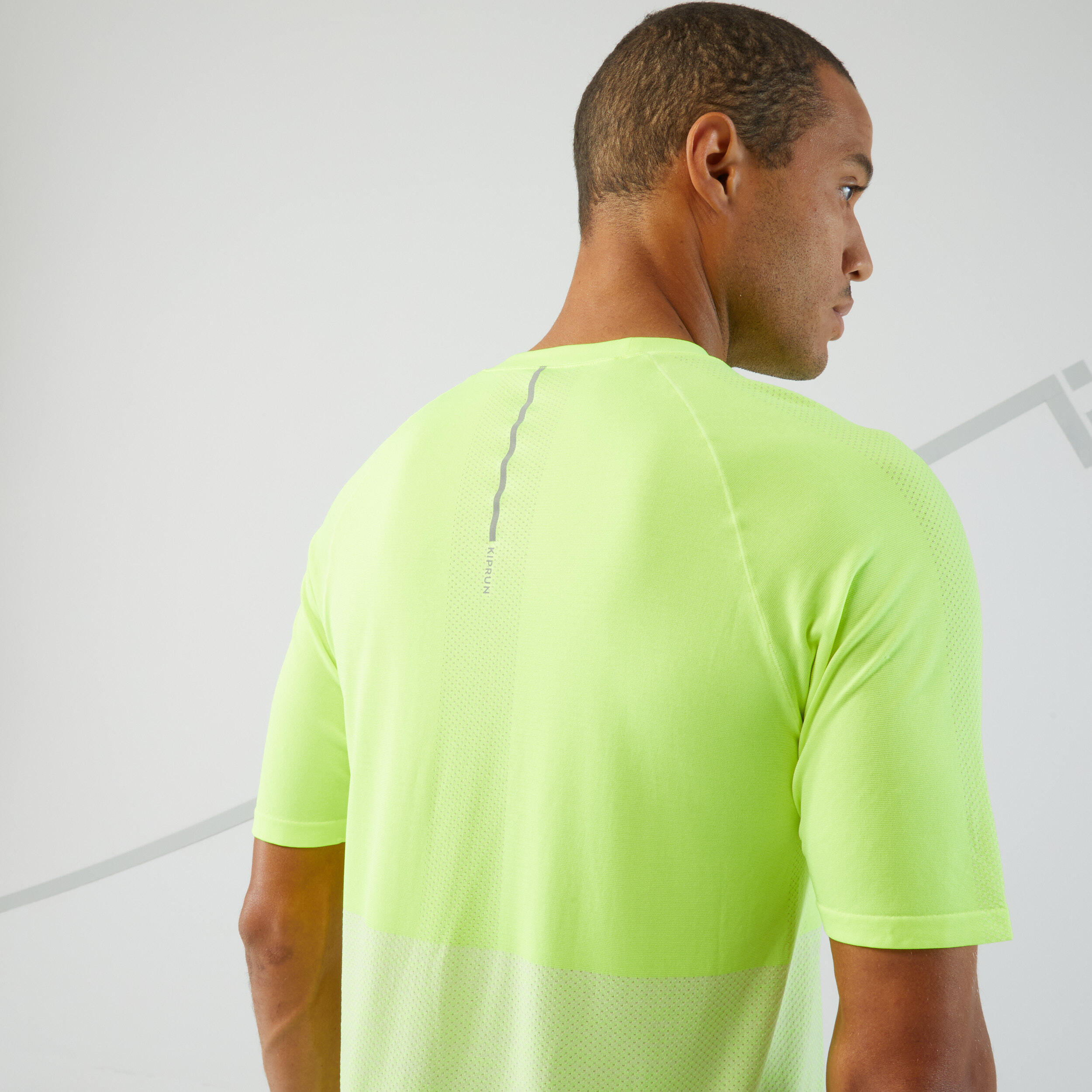 Dry Men's Breathable Running T-Shirt - Yellow 5/6