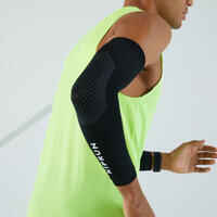 KIPRUN Unisex Running Arm Warmers - Black