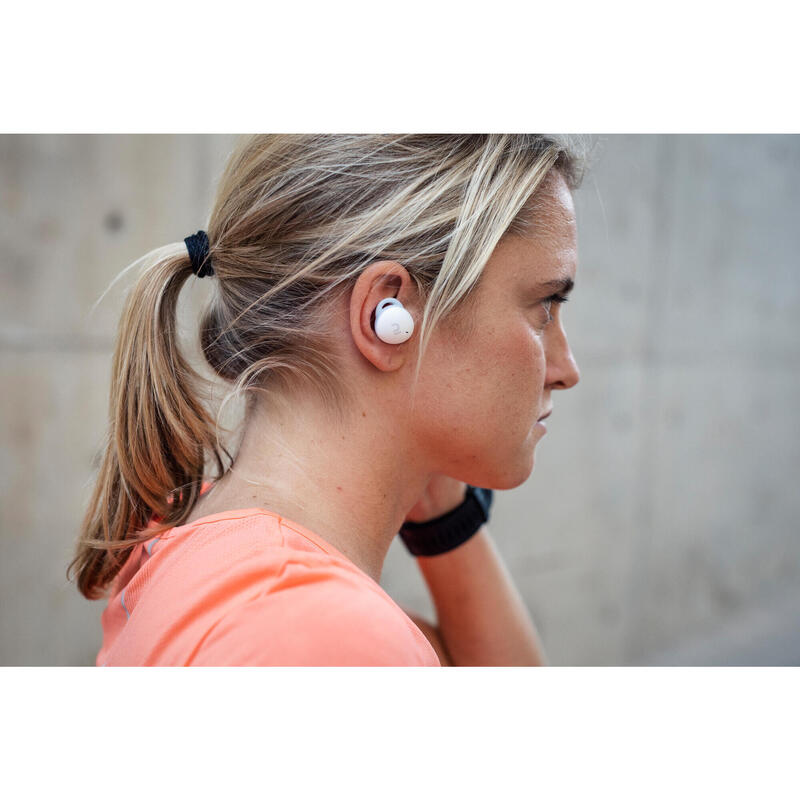 Lauf-Kopfhörer Bluetooth - TWS 100 weiss