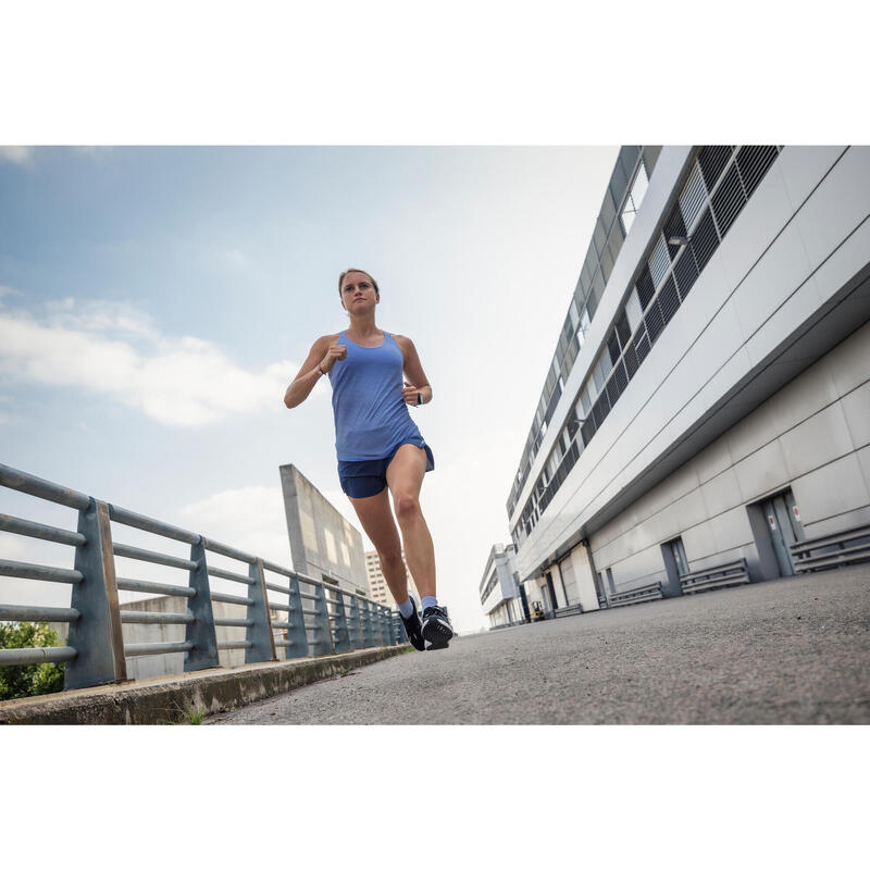 Débardeur running avec brassière intégrée Femme - KIPRUN Run 500 Confort lavande