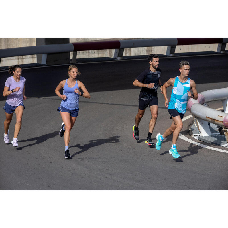Kadın Sütyenli Sporcu Atleti - Lavanta - Kiprun Run 500 Confort