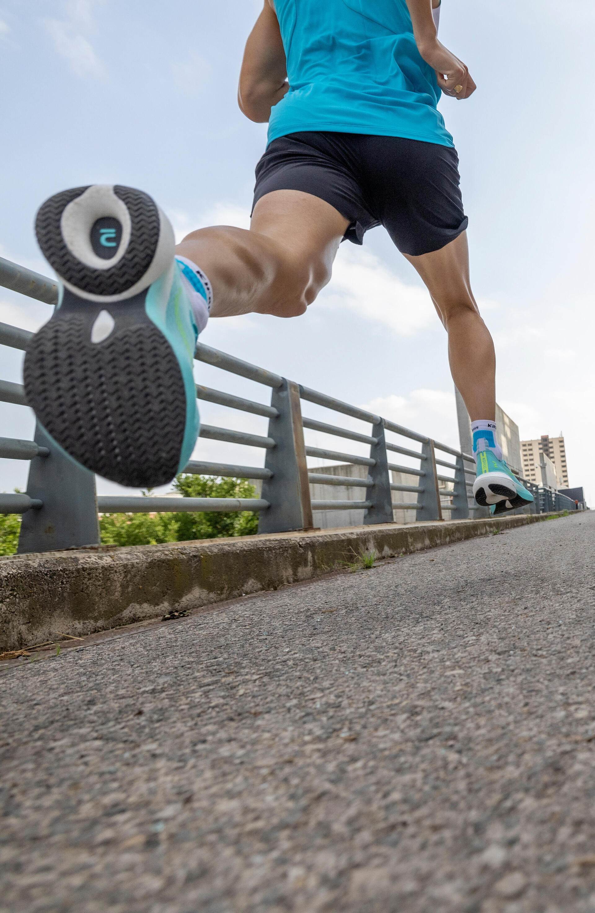 Des plissements sur la semelle de vos chaussures de running