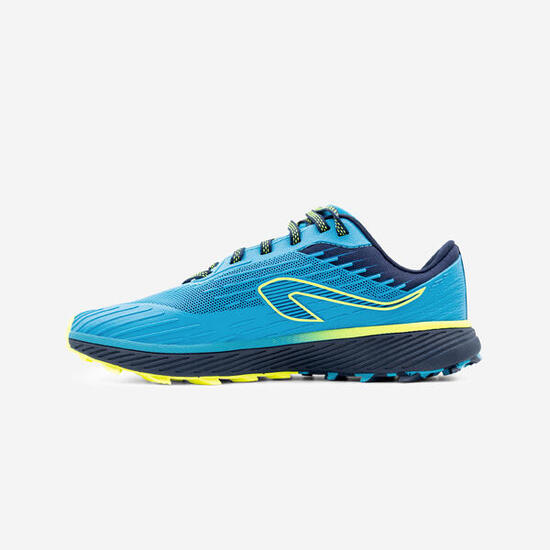 Zapatillas running y trail niños Kiprun Xcountry azul