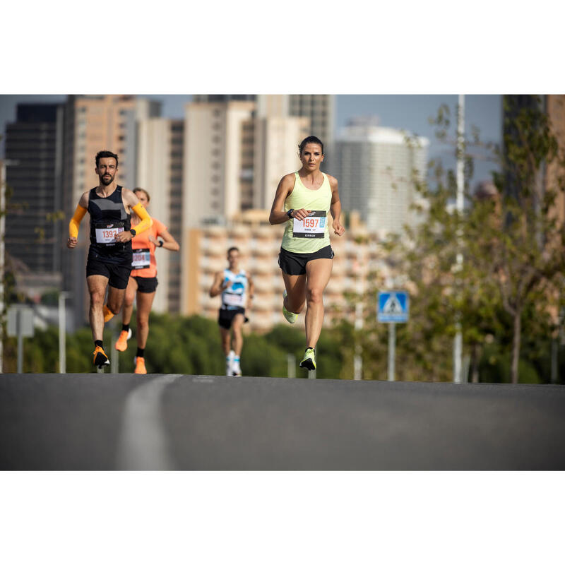 Manguitos de Corrida unissexo KIPRUN Laranja/Rosa