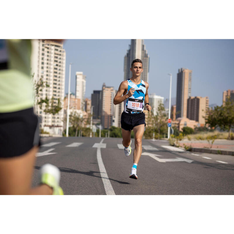 Calcetines Running RUN900 X Blanco Azul