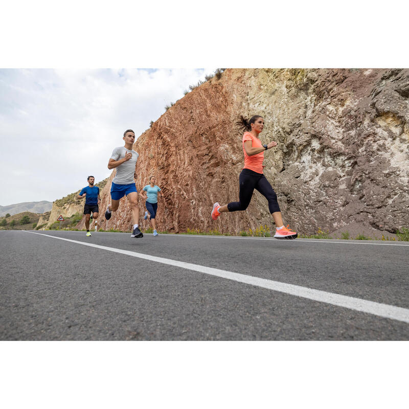 Débardeur running sans couture Femme - KIPRUN Run 500 Confort corail