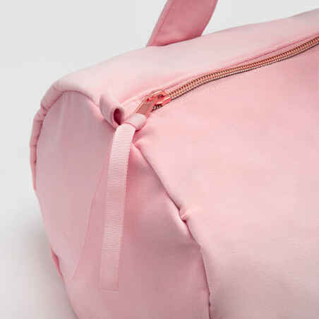 Girls' Velvet Dance Bag 15 L - Pink