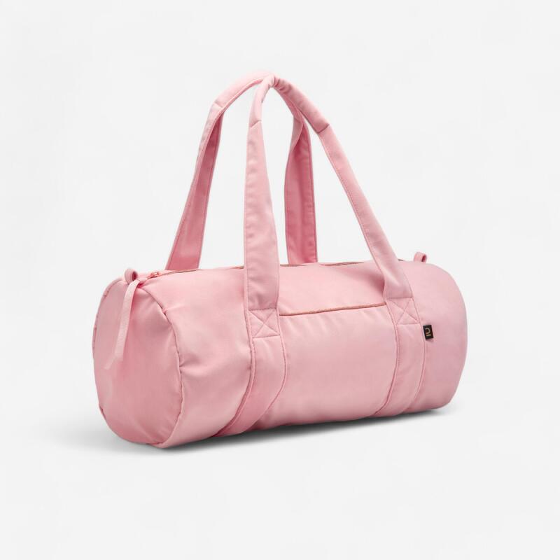 Danstas in fluweel 15 l meisjes roze