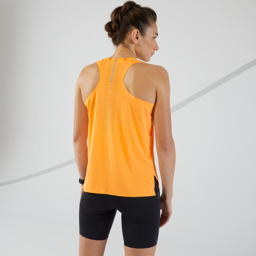 Lauf-Tanktop Damen leicht - Run 900 Light türkis