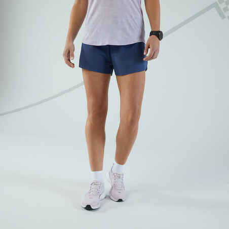 Kratke hlače za trčanje Kiprun Light ženske sive