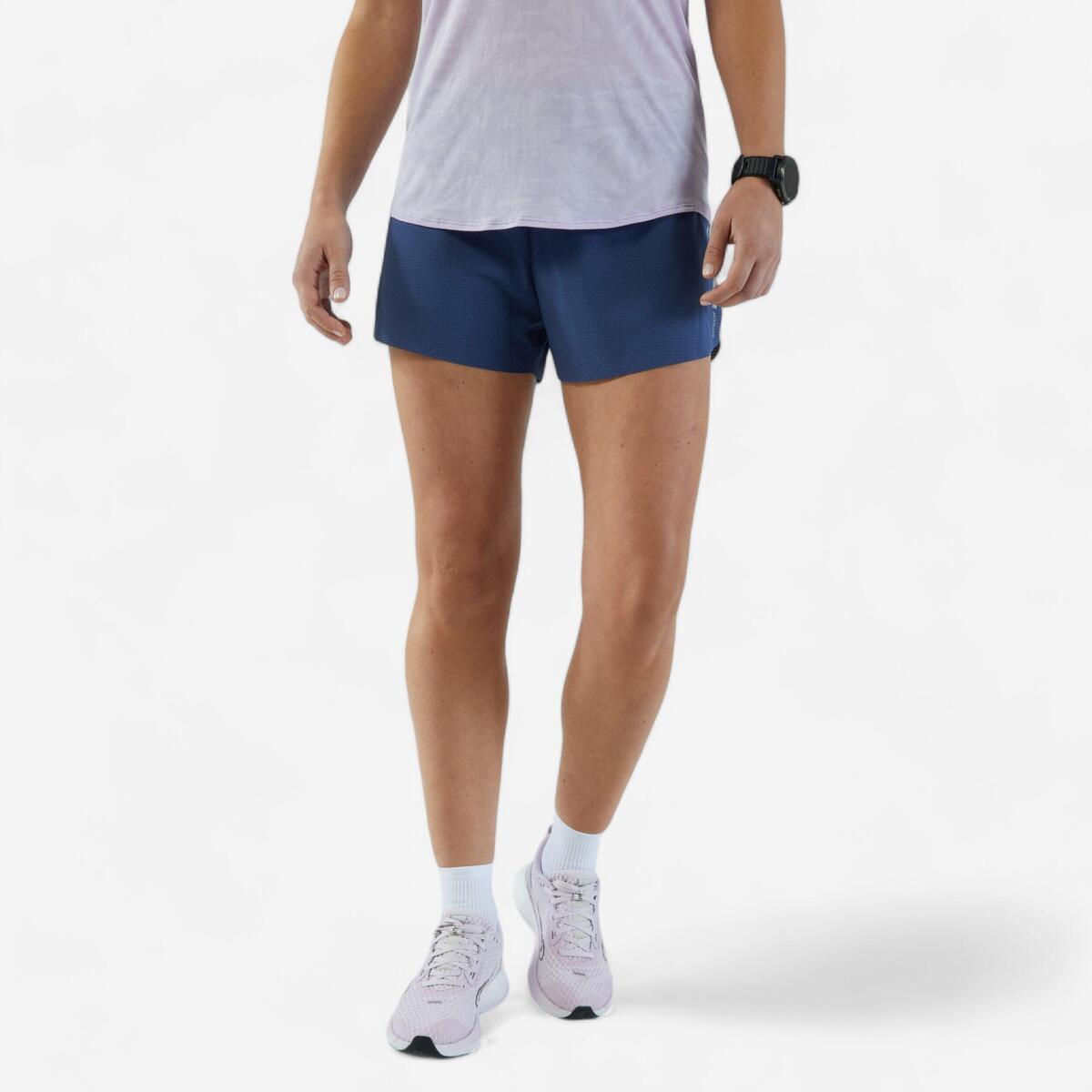 Short running léger Femme - Kiprun LIGHT ardoise