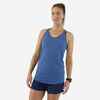 Lauf-Tanktop Damen - Care schieferfarben