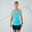 Débardeur running sans couture Femme - KIPRUN Run 500 Confort turquoise