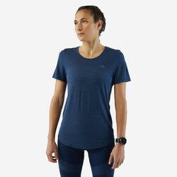 T-shirt lari breathable wanita KIPRUN CARE - slate