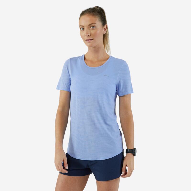 Maglia running donna traspirante CARE lavanda