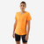 T-shirt running & trail sans couture femme - kiprun run 500 confort orange