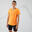 Camiseta running transpirable Mujer KIPRUN CARE naranja