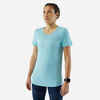 Dámske bežecké priedušné tričko Kiprun Care modré