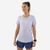 T-shirt running & trail sans couture femme - kiprun run 500 confort mauve