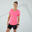 T-shirt running & trail sans couture Femme - KIPRUN Run 500 Confort rose