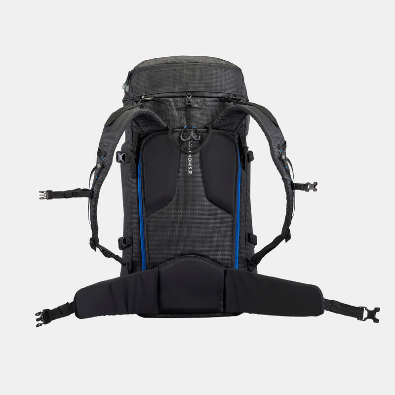 MOUNTAINEERING BACKPACK 40 LITRES - ALPINISM 40 EVO BLACK
