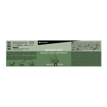 Hoof Grease for Horse and Pony Hydrating Ointment 750 ml - Green