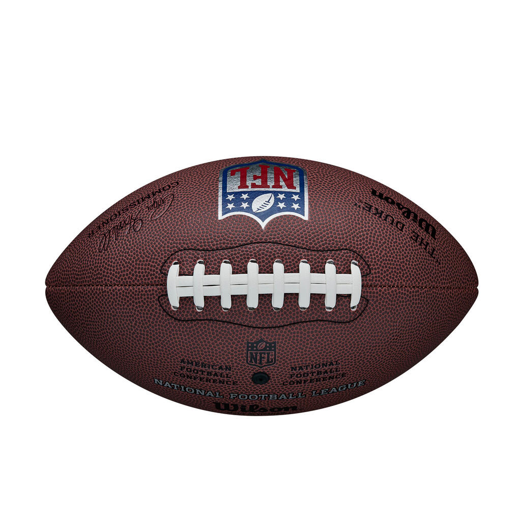 Amerikāņu futbola bumbas replika “NFL Duke”, brūna
