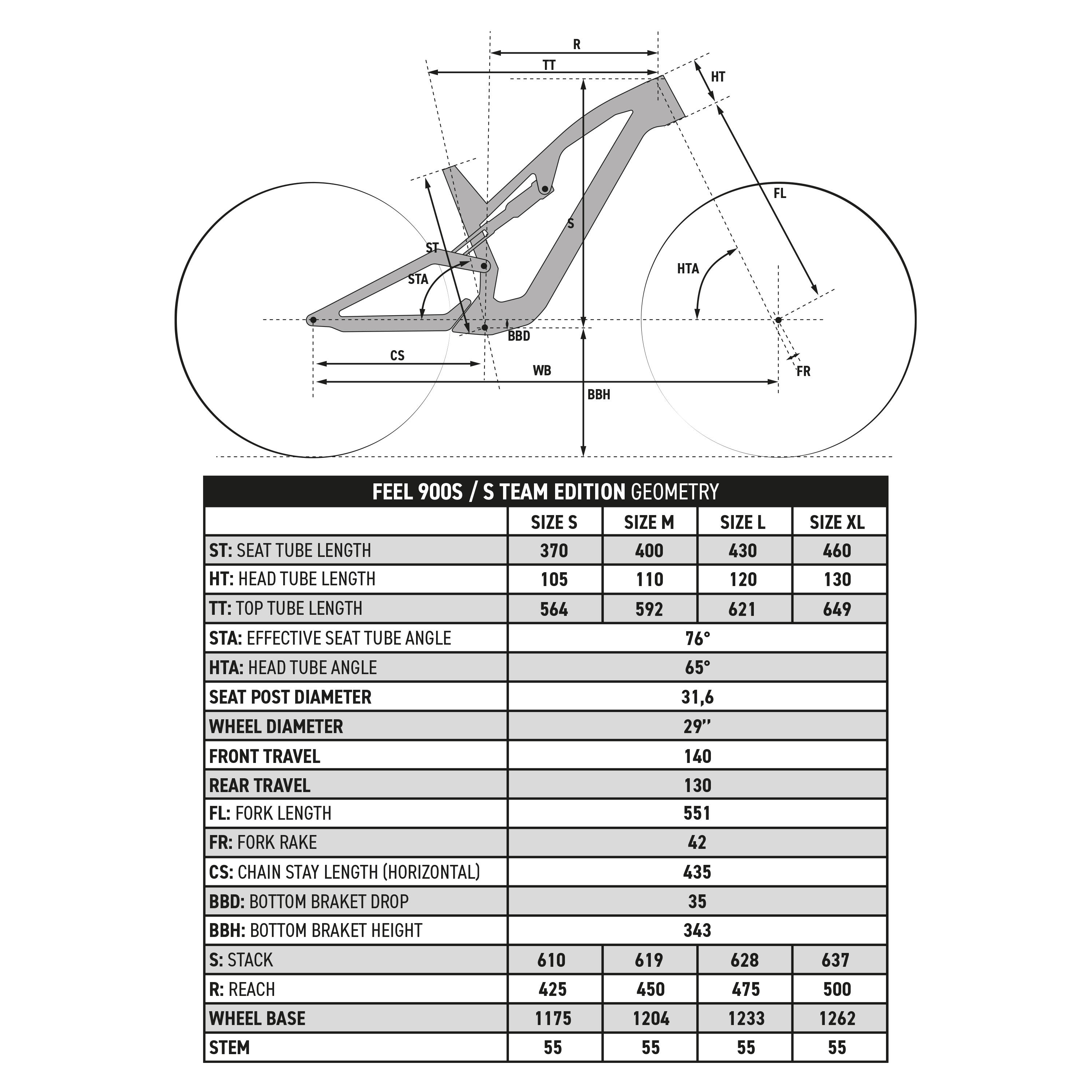 Bicicleta de monta a 29 pulgadas Carbono All Mountain Feel 900 S