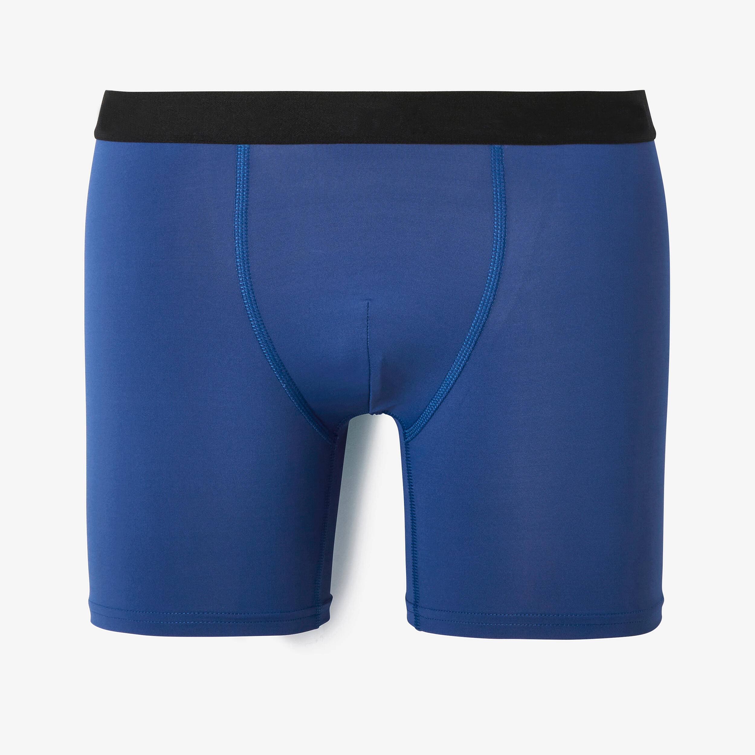 Kalenji Men's Breathable Running Boxers in Petrol Blue, Size Small