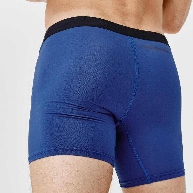 Boxer traspiranti running uomo blu