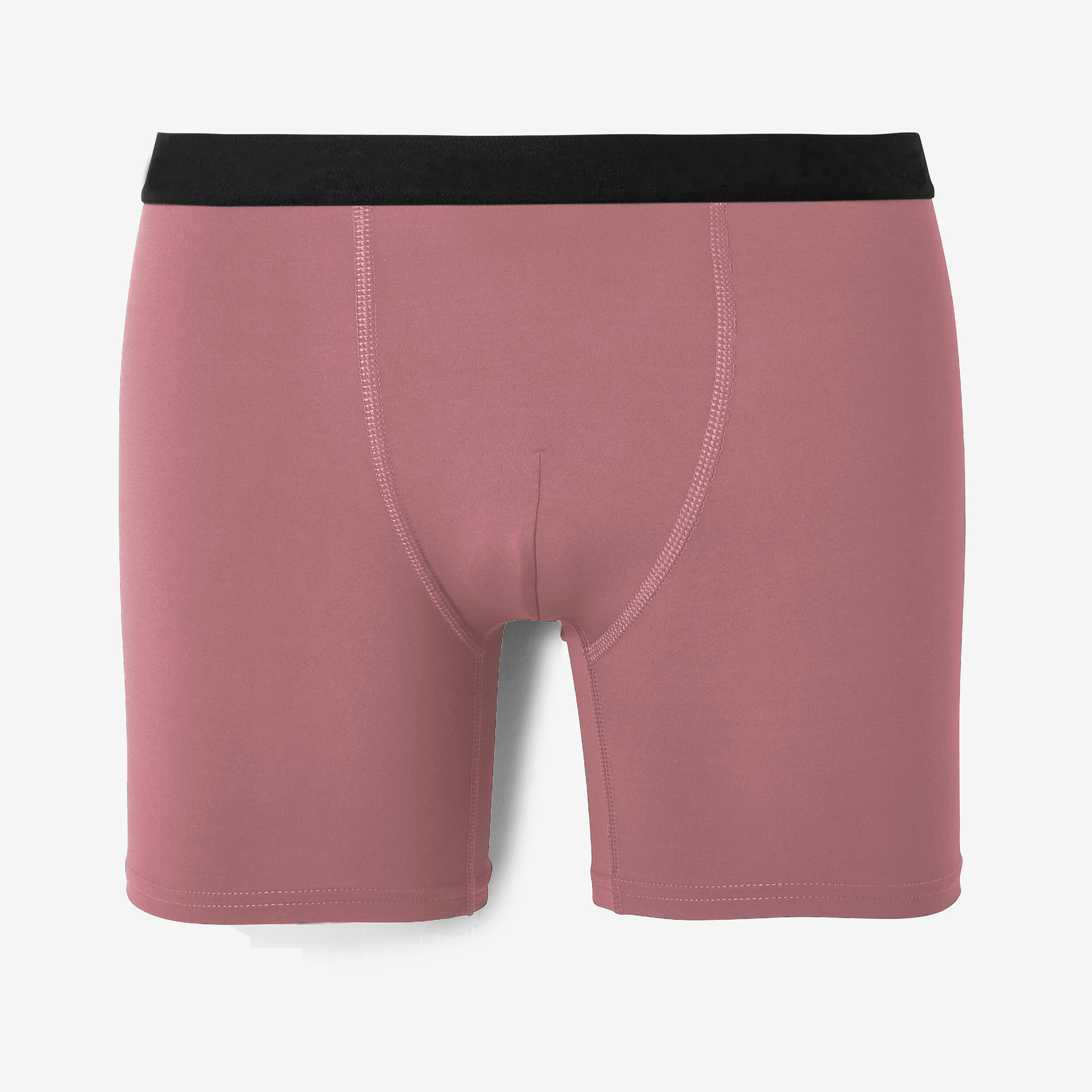 Men's breathable microfibre boxers - Taupe pink 2/7