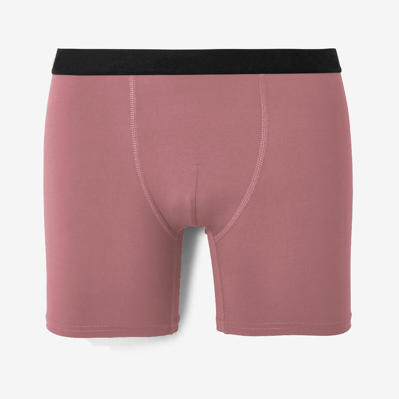 Men's breathable microfibre boxers - Taupe pink