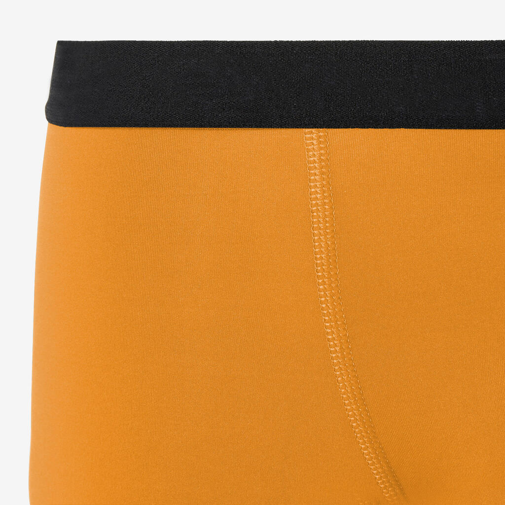 Boxer respirant en microfibre Homme - Ocre