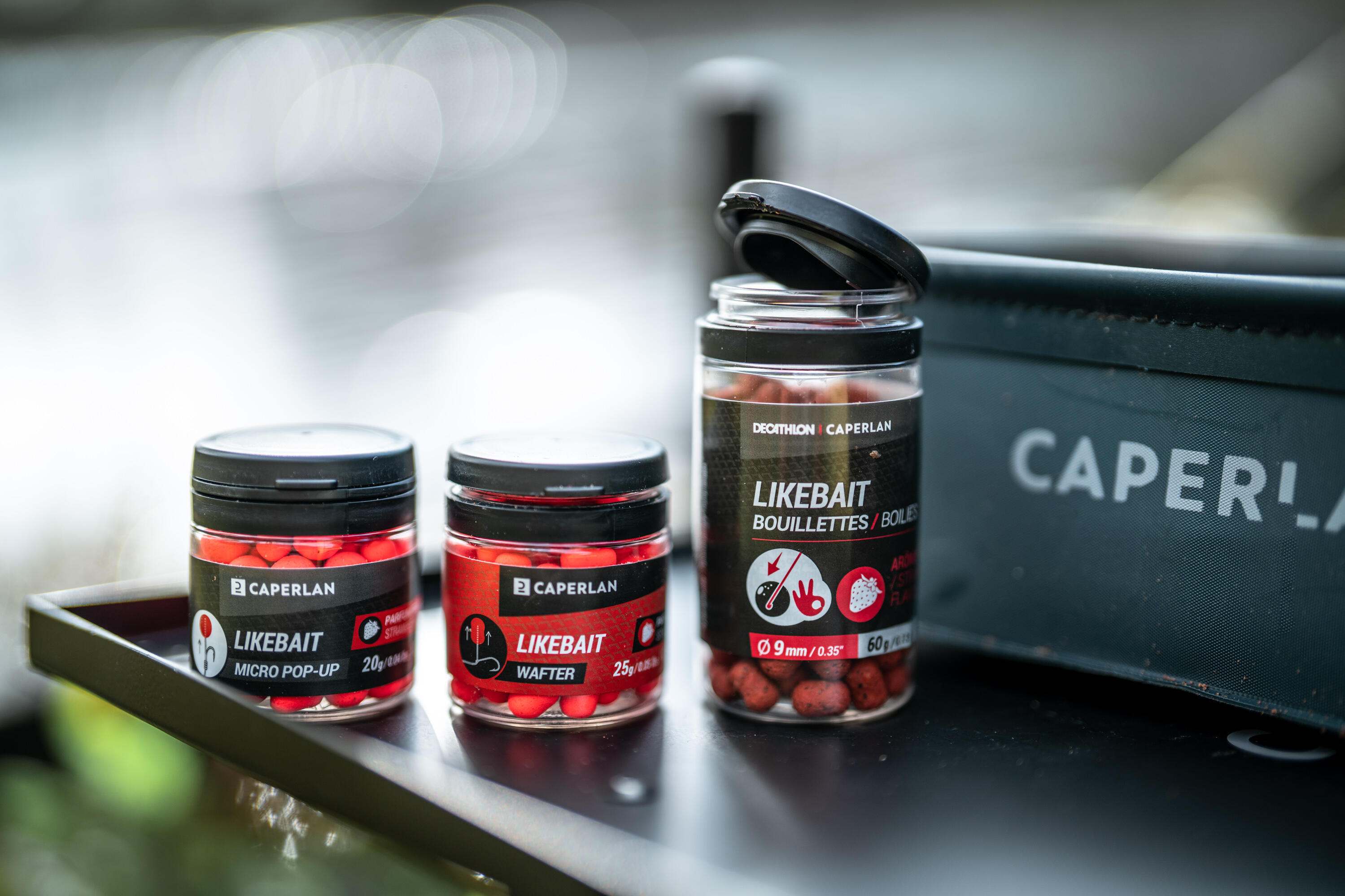 Dumbell wafter LIKEBAIT fragola 25g 9/10